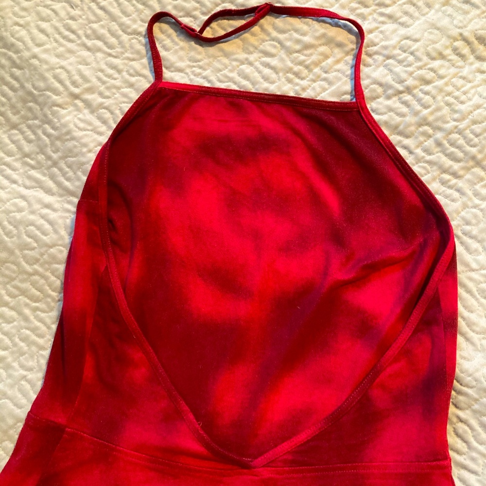 Pink/Red RVCA mini dress SZ Small - Picture 4 of 6